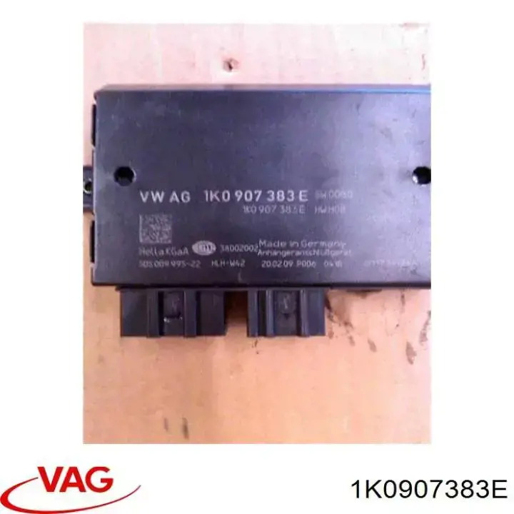 Comprar 1K0907383E VAG Módulo de enganche de remolque