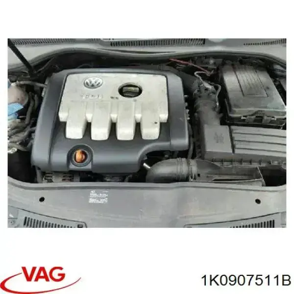 Actuador de compuerta de la calefacción 1K0907511B VAG