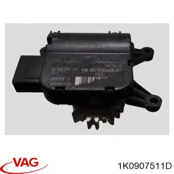 Actuador de compuerta de la calefacción 1K0907511D VAG