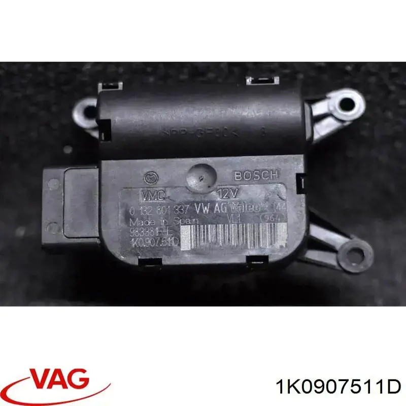 Actuador de compuerta de la calefacción 1K0907511D VAG