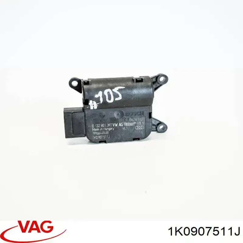 Actuador de compuerta de la calefacción 1K0907511J VAG