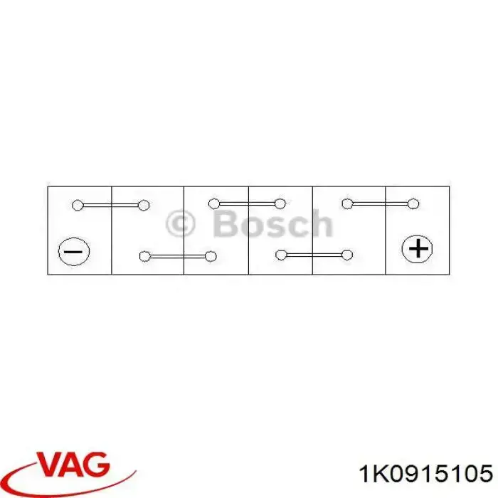 Batería de Arranque VAG (1K0915105)