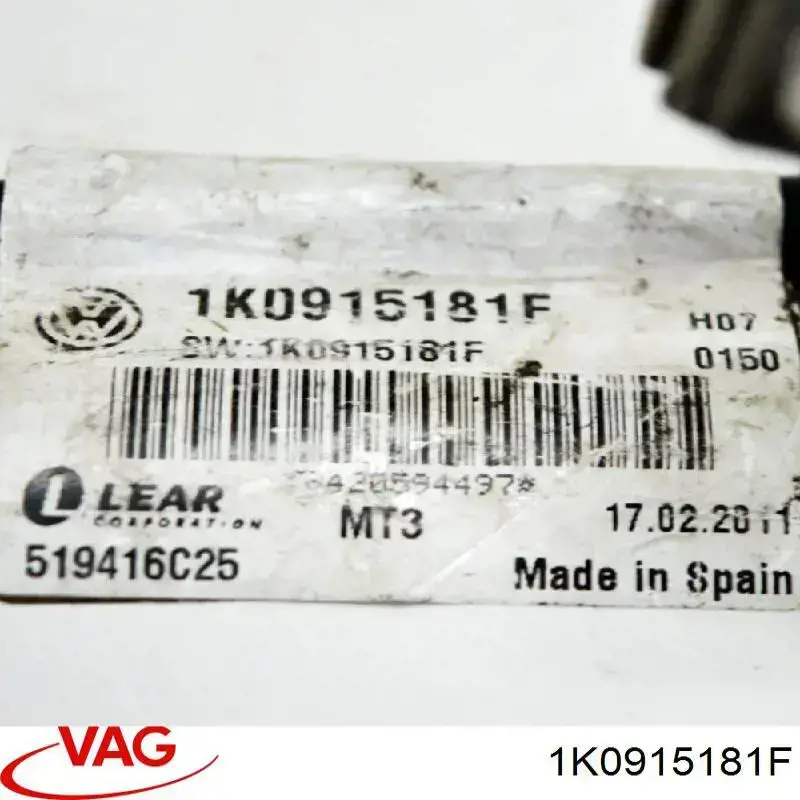 Cable de masa de batería VAG 1K0915181F precio, desde 50,82 EUR