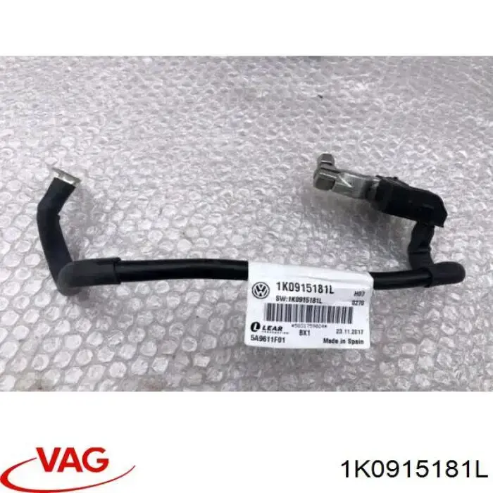 Cable de masa de batería VAG 1K0915181L precio, desde 39,20 EUR