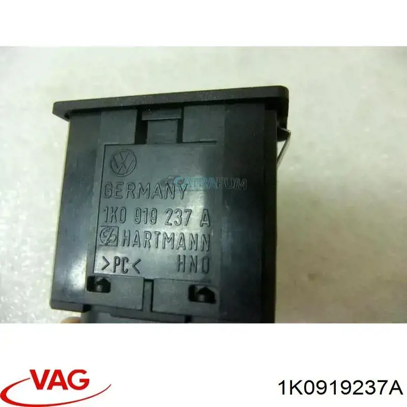 Interruptor de desactivación del airbag del pasajero VAG 1K0919237A precio, desde 30,49 EUR