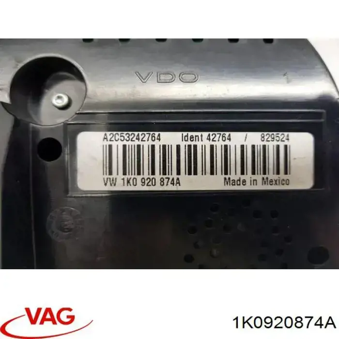 Comprar 1K0920874A VAG Cuadro instrumentos