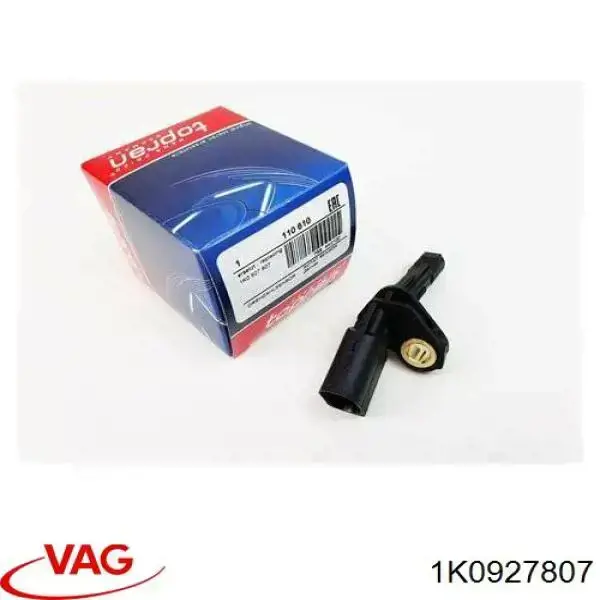 Sensor ABS trasero izquierdo 1K0927807 VAG