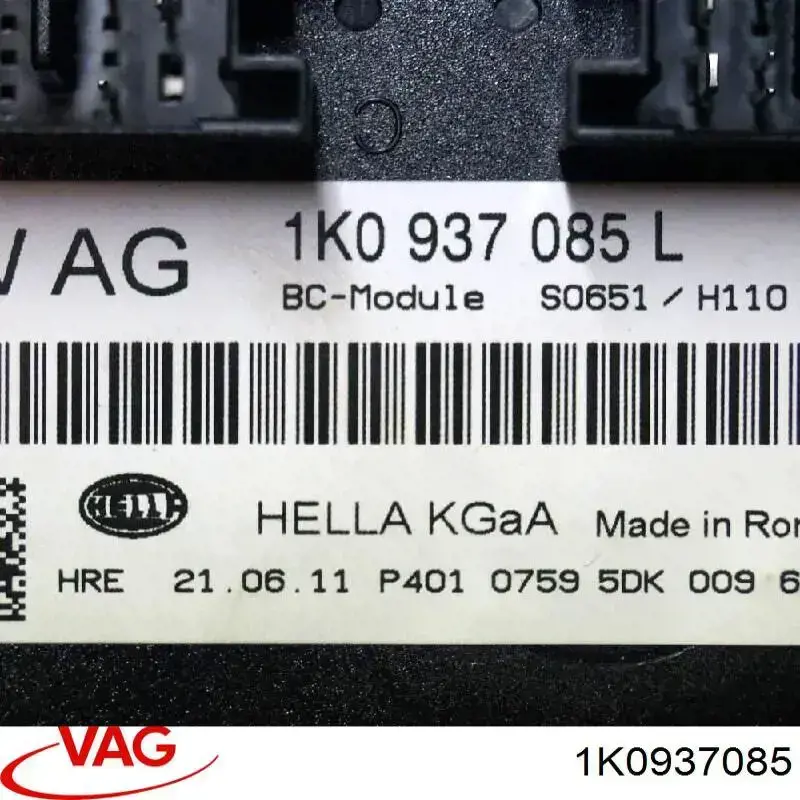 1K0937086D VAG Módulo de control de red de a bordo