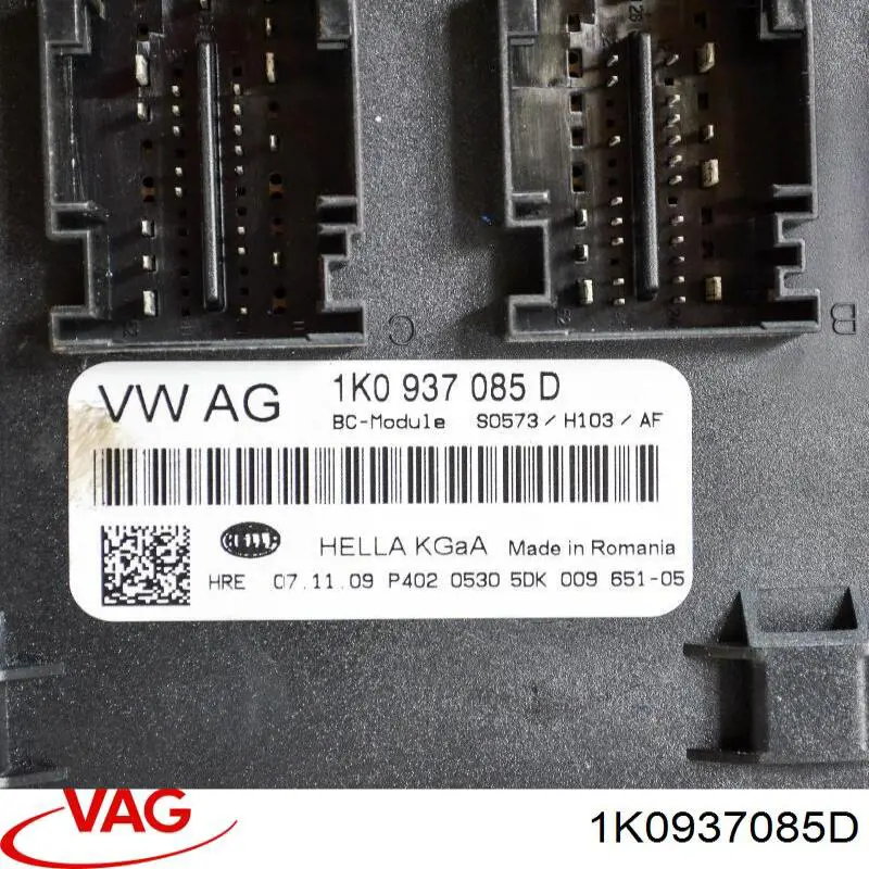 1K0937086G VAG Módulo de control de red de a bordo