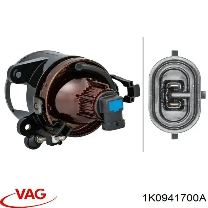 Faro antiniebla derecho VAG 1K0941700A precio, desde 55,01 EUR