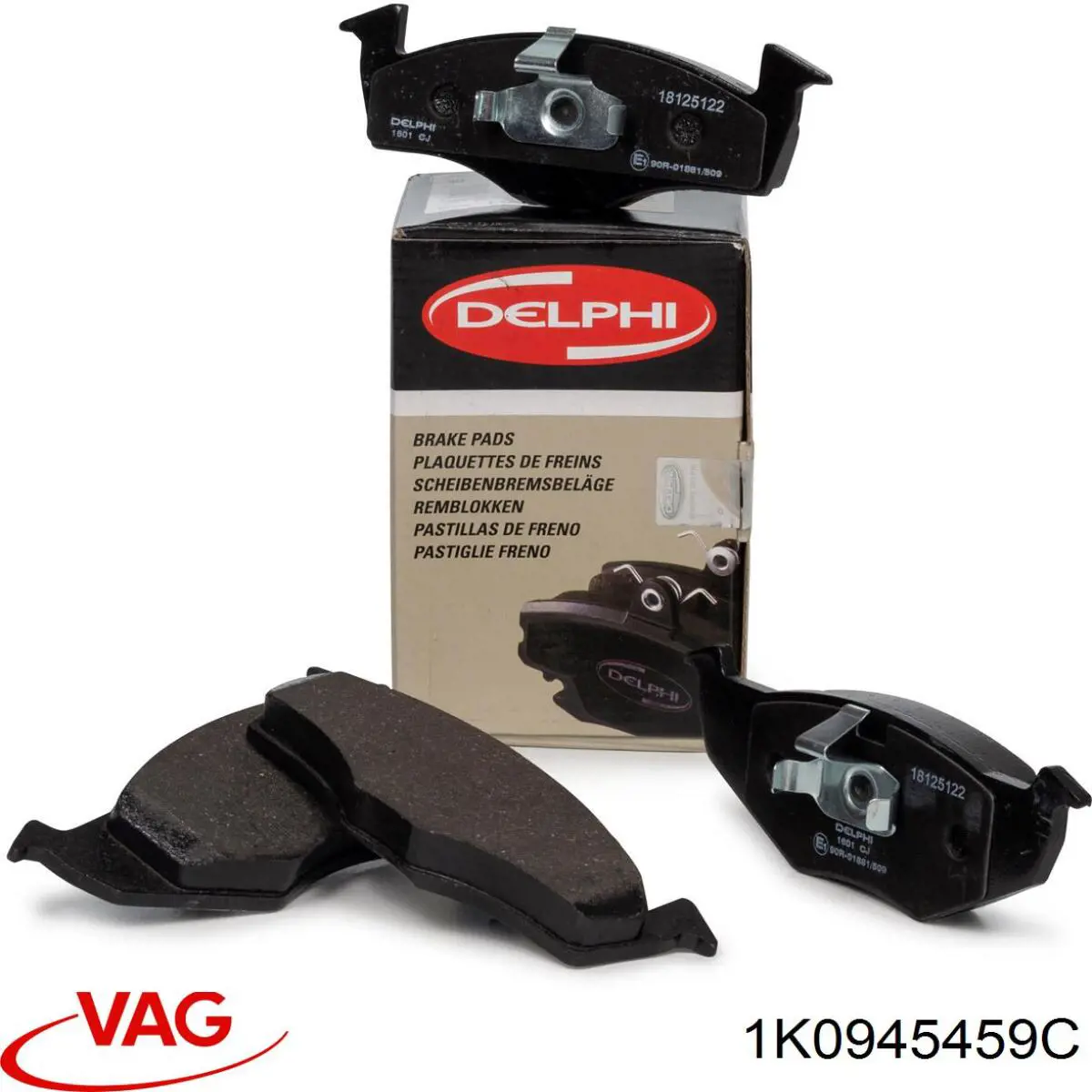 Interruptor de luz de freno 1K0945459C VAG