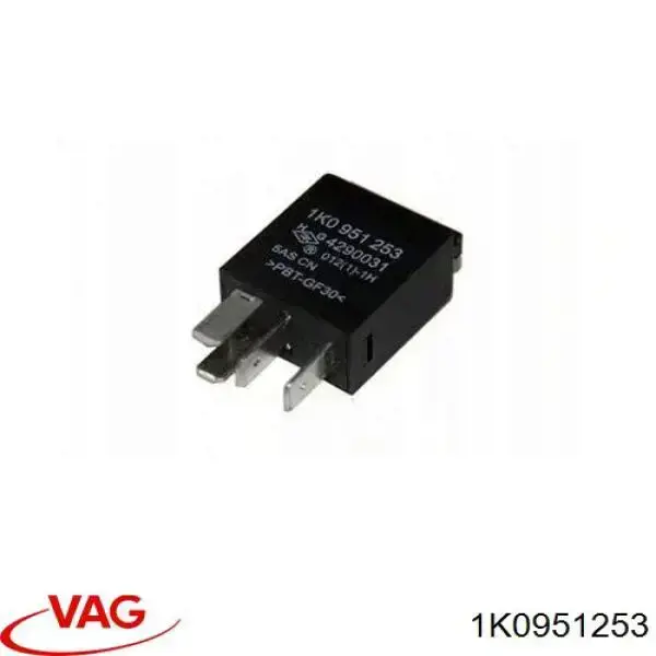 Relé de bocina 1K0951253 VAG