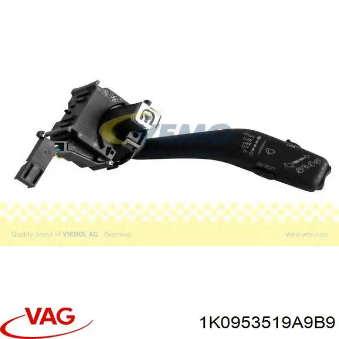 Comprar 1K0953519A9B9 VAG Conmutador derecho de la columna de dirección