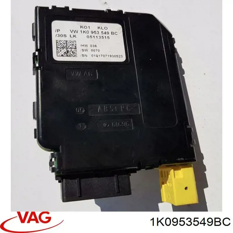 Módulo de control de interruptores de la columna de dirección 1K0953549BC VAG
