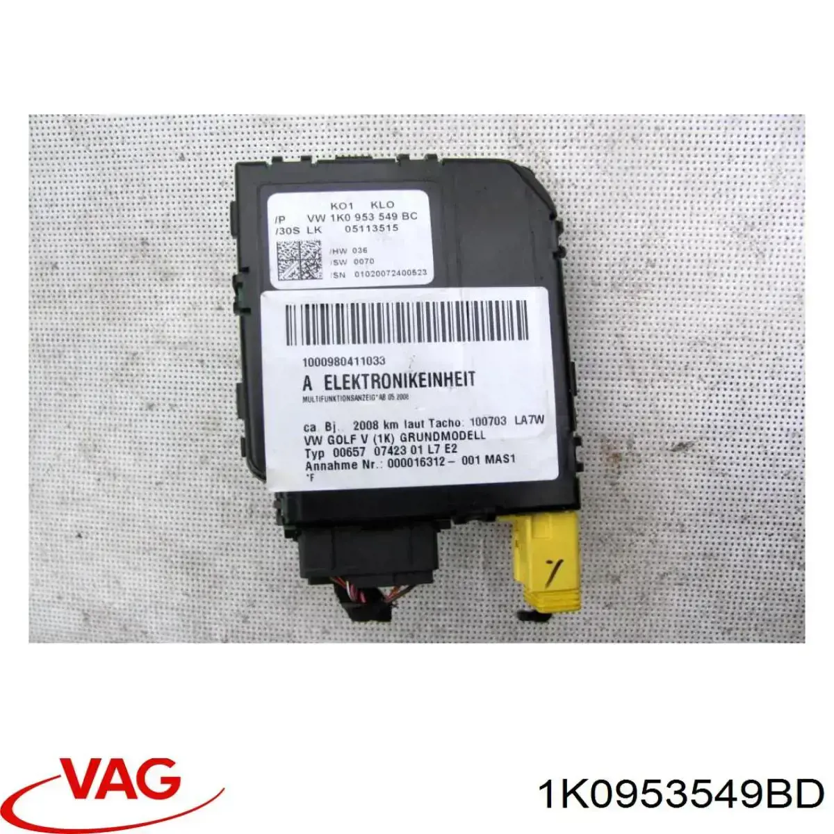  1K0953549BD VAG