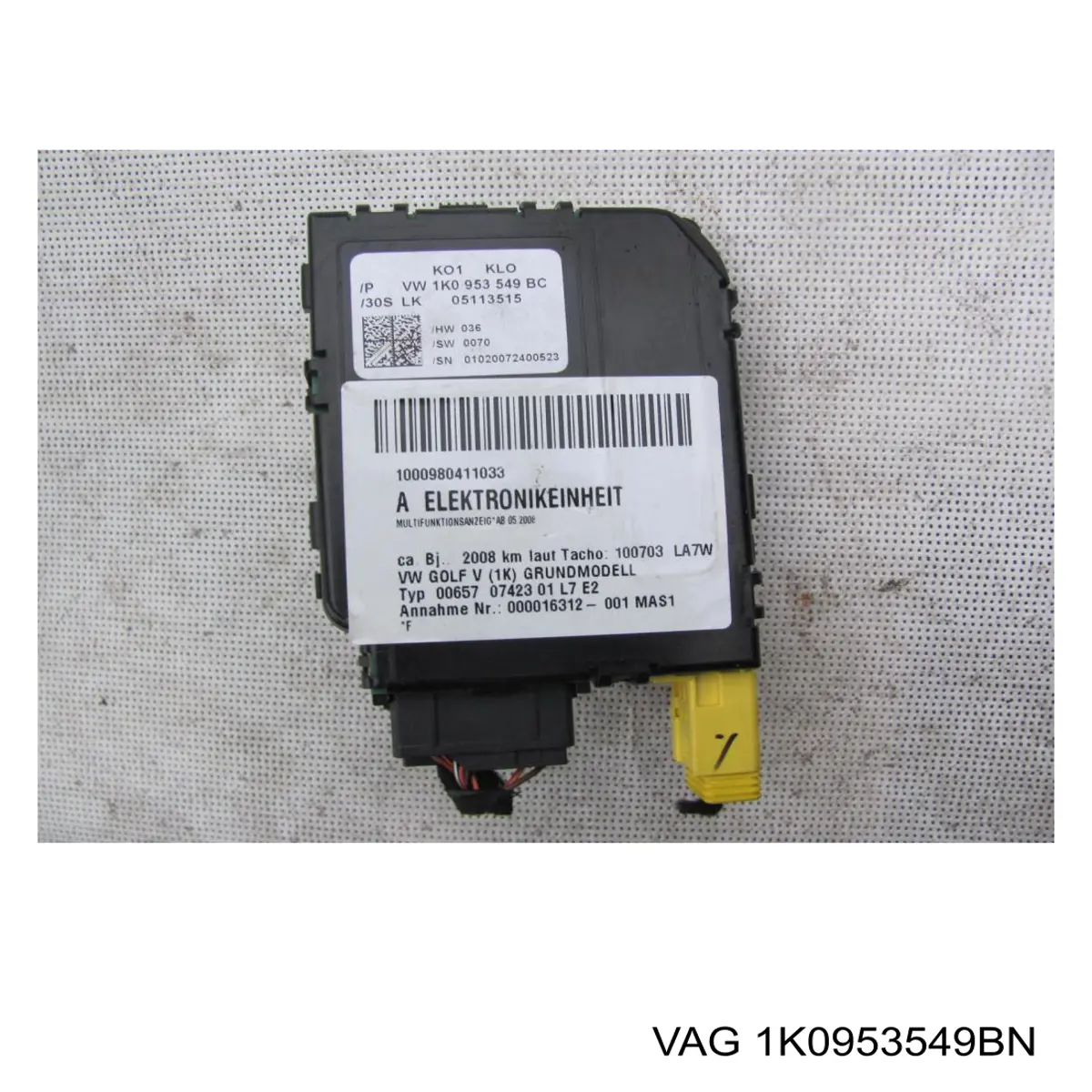 Módulo de control de interruptores de la columna de dirección VAG 1K0953549BN precio, desde 49,37 EUR