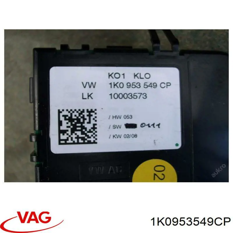 Comprar 1K0953549CP VAG Módulo de control de interruptores de la columna de dirección