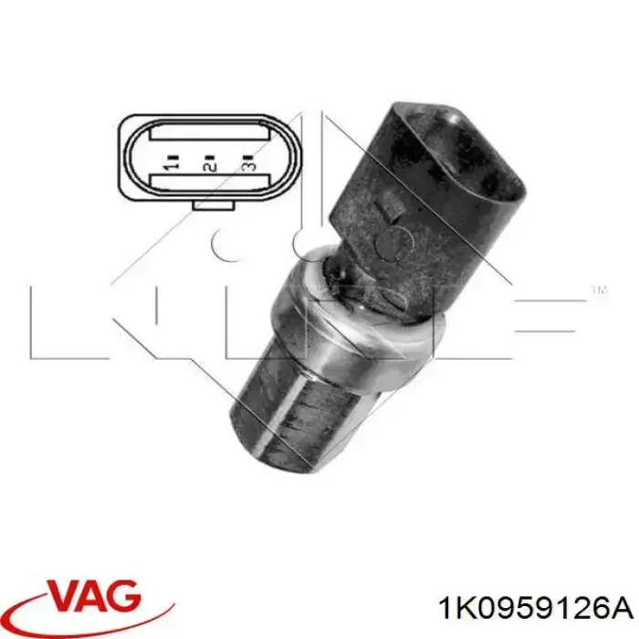 Sensor de presion A/C VAG 1K0959126A precio, desde 23,55 EUR