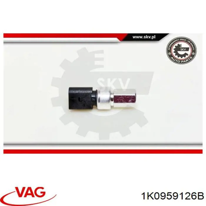 1K0959126B VAG Sensor de baja presion aire acondicionado