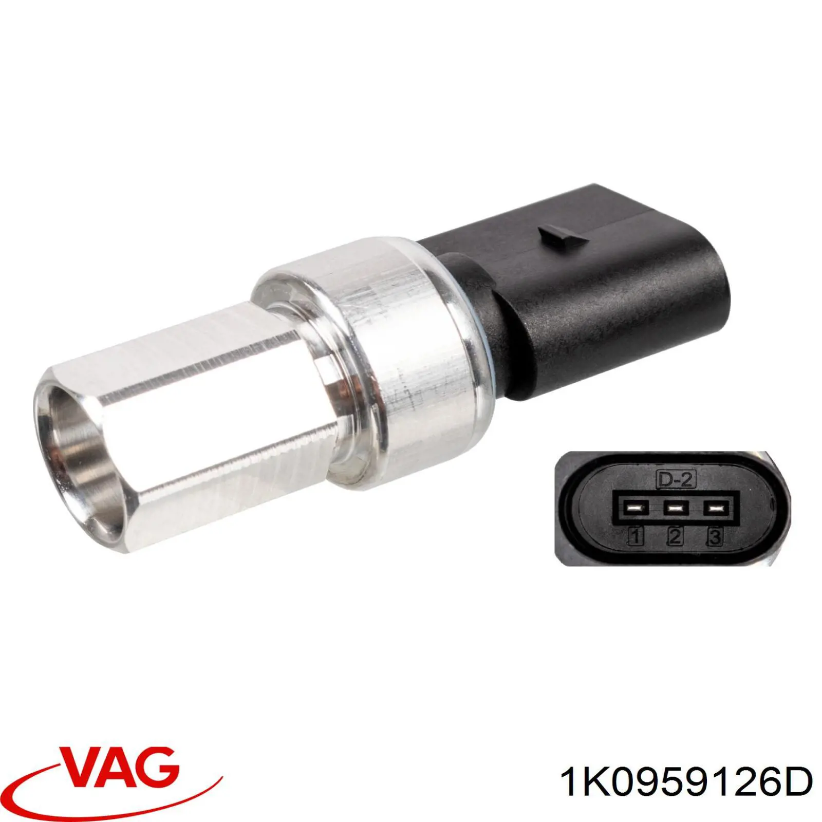 Sensor de presion de aire acondicionado 1K0959126D VAG