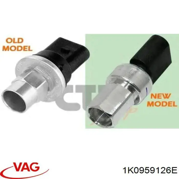 Sensor de presion de aire acondicionado 1K0959126E VAG