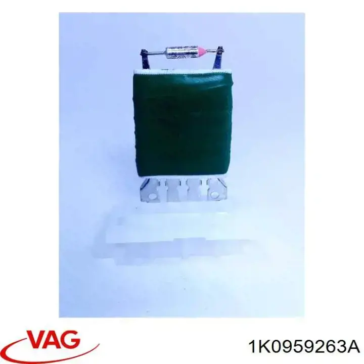 Resitencia, ventilador habitáculo VAG 1K0959263A