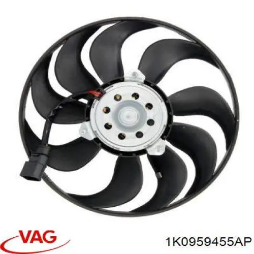 Ventilador de refrigeración completo derecho (motor y hélice) VAG 1K0959455AP precio, desde 86,81 EUR