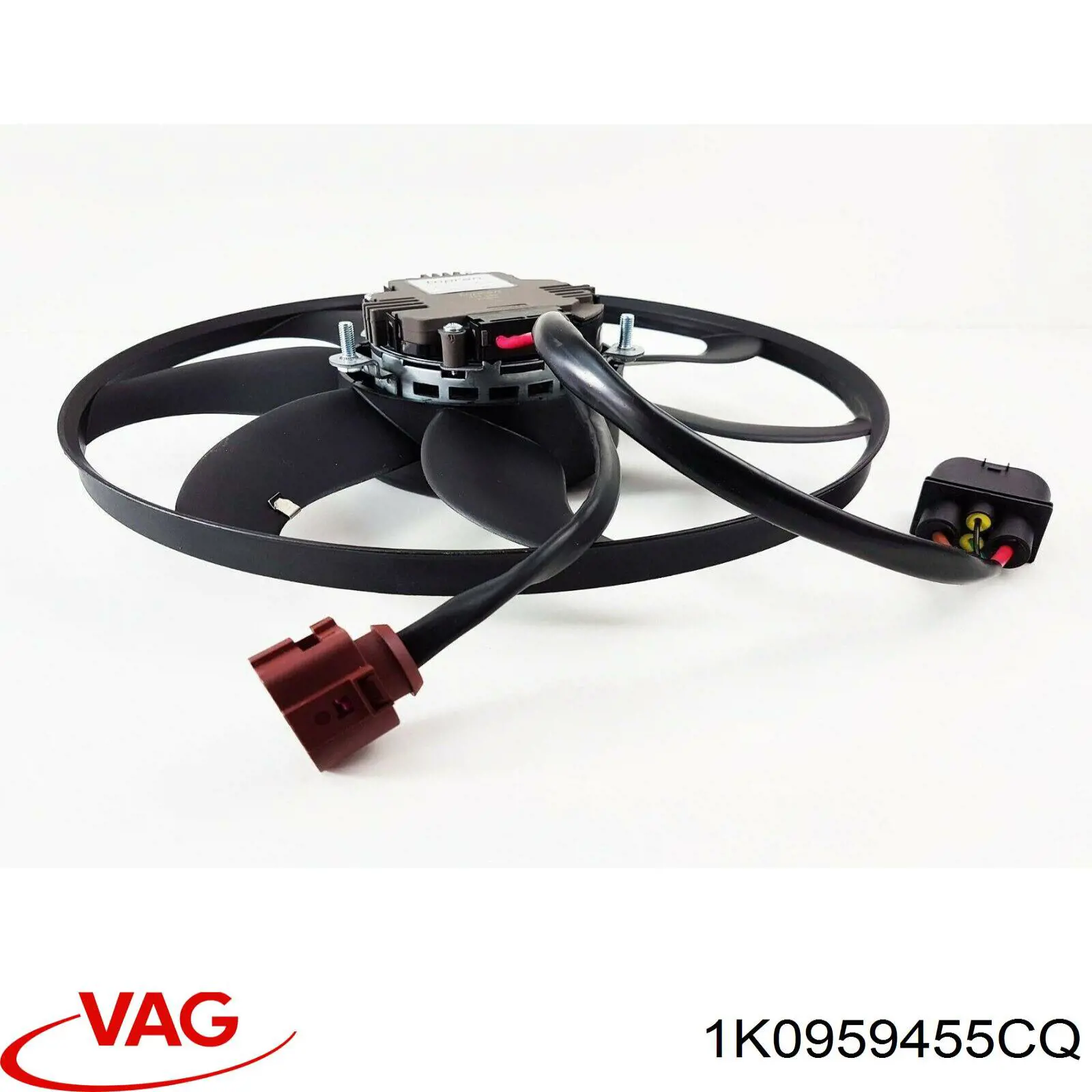 Ventilador eléctrico de refrigeración completo izquierdo (motor y hélice) VAG 1K0959455CQ