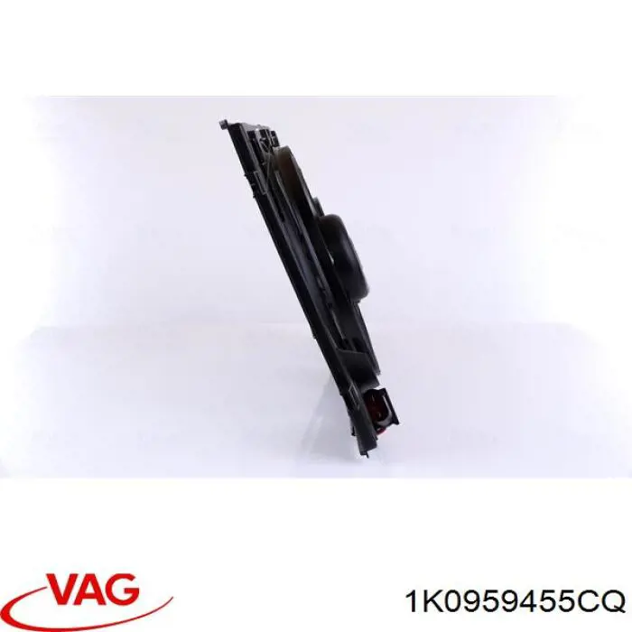 Comprar 1K0959455CQ VAG Ventilador eléctrico de refrigeración completo izquierdo (motor y hélice)