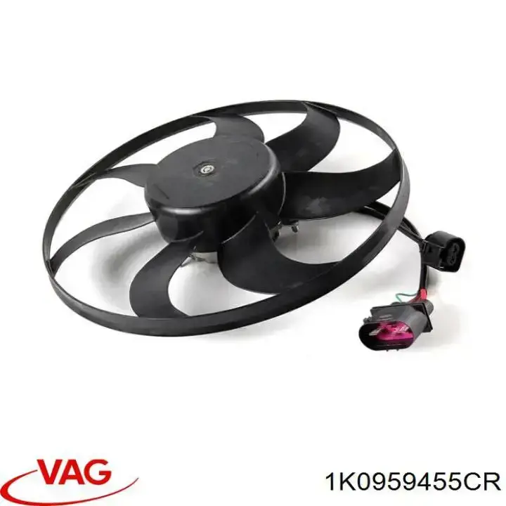Ventilador de refrigeración completo derecho (motor y hélice) VAG 1K0959455CR precio, desde 74,05 EUR