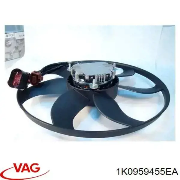 Comprar 1K0959455EA VAG Ventilador eléctrico de refrigeración completo izquierdo (motor y hélice)