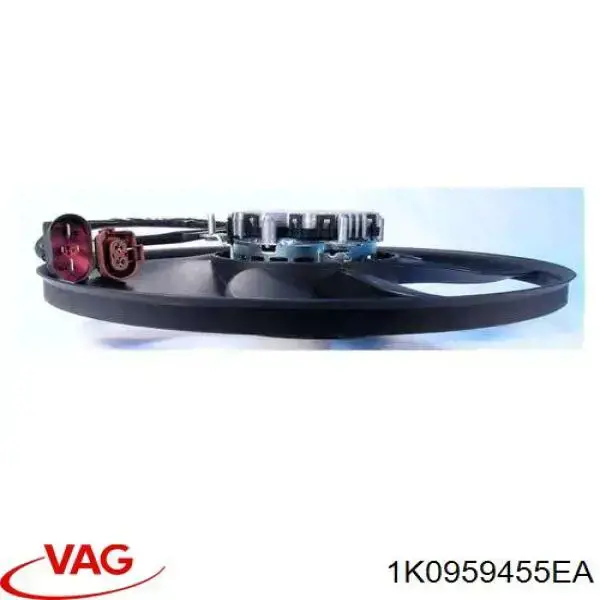Ventilador eléctrico de refrigeración completo izquierdo (motor y hélice) 1K0959455EA VAG