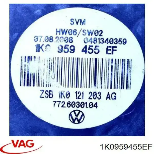 Ventilador eléctrico de refrigeración completo izquierdo (motor y hélice) VAG 1K0959455EF precio, desde 123,42 EUR