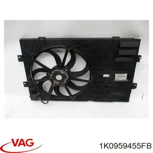 Comprar 1K0959455FD VAG Ventilador eléctrico de refrigeración completo izquierdo (motor y hélice)