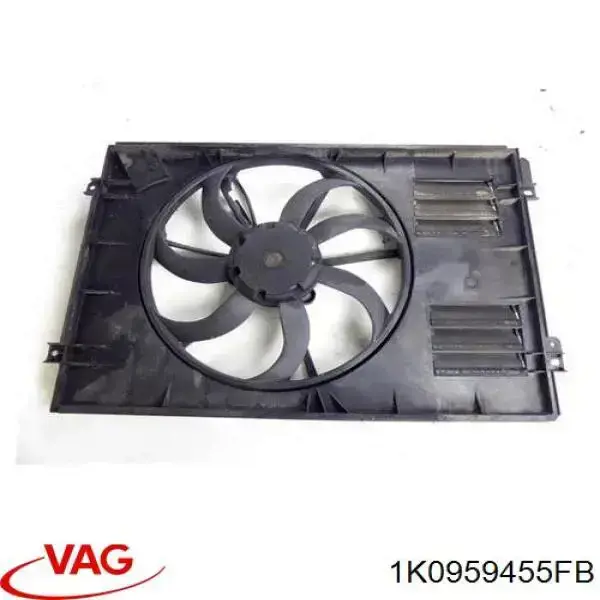 1K0959455FB VAG ventilador (rodete +motor refrigeración del motor con electromotor, izquierdo)