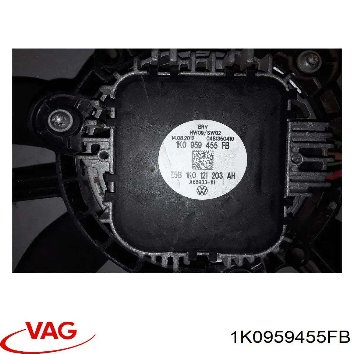 Ventilador eléctrico de refrigeración completo izquierdo (motor y hélice) 30959043 AND