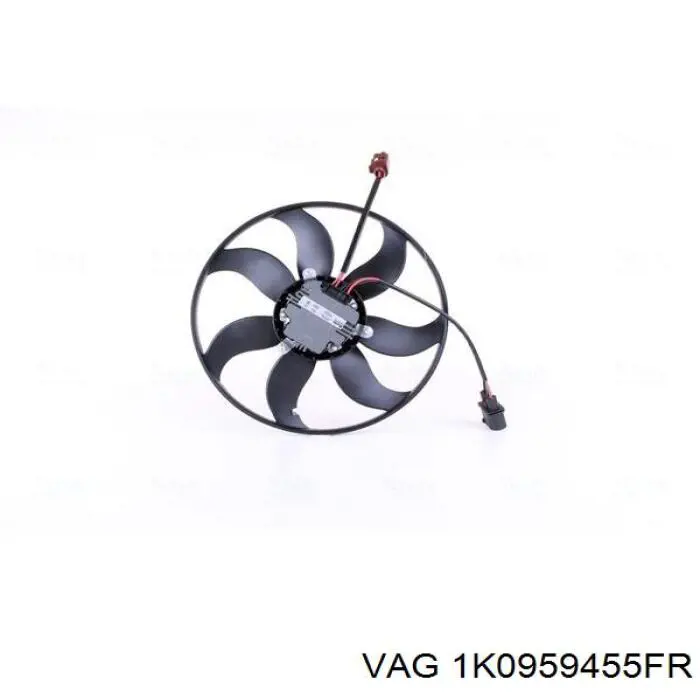 Comprar 1K0959455FR VAG Ventilador eléctrico de refrigeración completo izquierdo (motor y hélice)