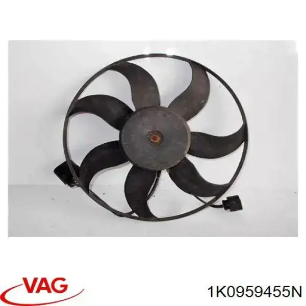 Ventilador eléctrico de refrigeración completo izquierdo (motor y hélice) VAG 1K0959455N precio, desde 87,12 EUR