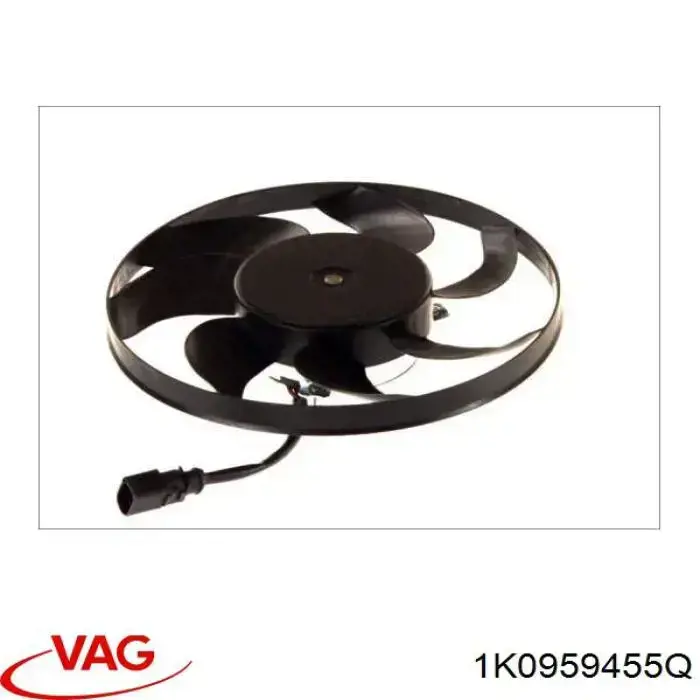 Ventilador de refrigeración completo derecho (motor y hélice) VAG 1K0959455Q precio, desde 74,05 EUR