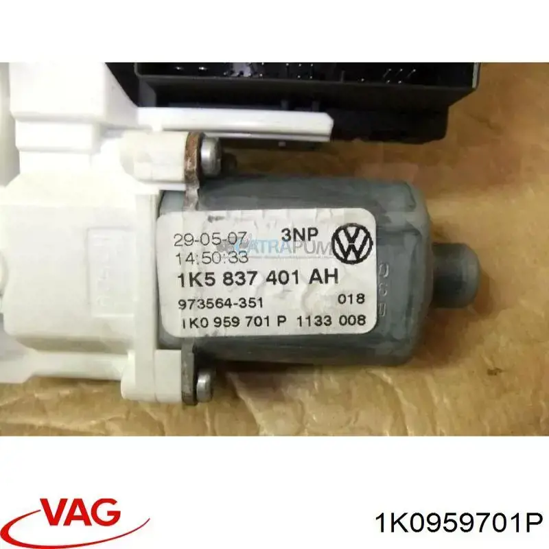 1K0959701P VAG motor del elevalunas eléctrico