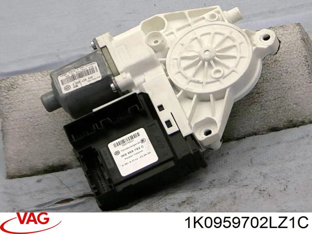 1K0959702LZ1C VAG motor eléctrico, elevalunas, puerta delantera derecha