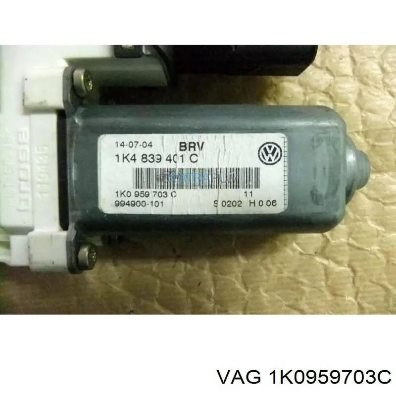 Motor del elevalunas de la puerta trasera izquierda VAG 1K0959703C precio, desde 40,66 EUR
