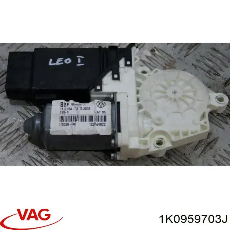 1K0959703JSK2 VAG motor eléctrico, elevalunas, puerta trasera izquierda