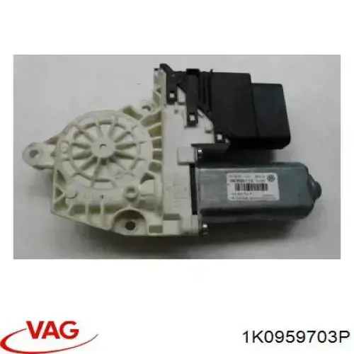 Motor del elevalunas de la puerta trasera izquierda 1K0959703P VAG