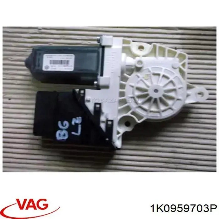 Comprar 1K0959703P VAG Motor del elevalunas de la puerta trasera izquierda