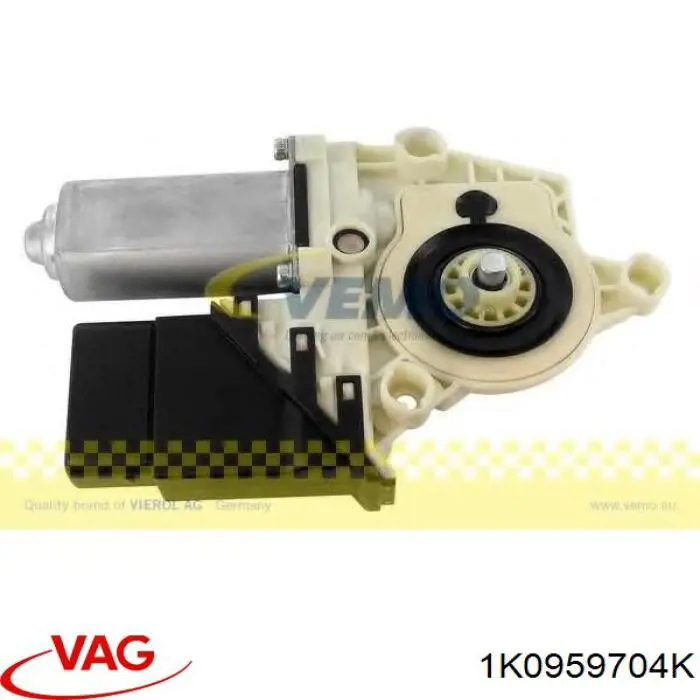 Mecanismo de elevalunas de la puerta trasera derecha VAG 1K0959704K precio, desde 41,18 EUR