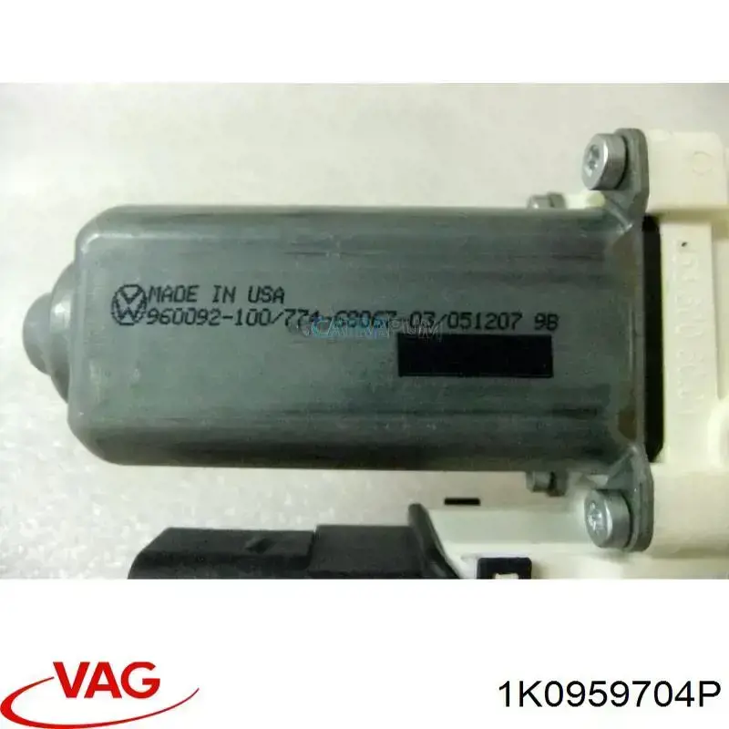 Comprar 1K0959704P VAG Motor del elevalunas de la puerta trasera derecha