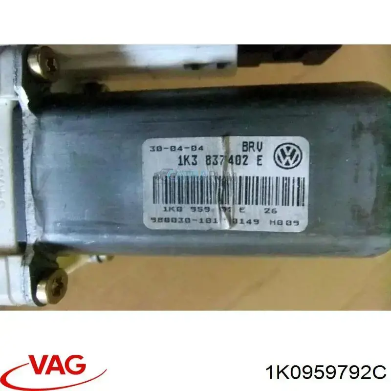Motor del elevalunas de la puerta delantera derecha VAG 1K0959792C precio, desde 91,48 EUR