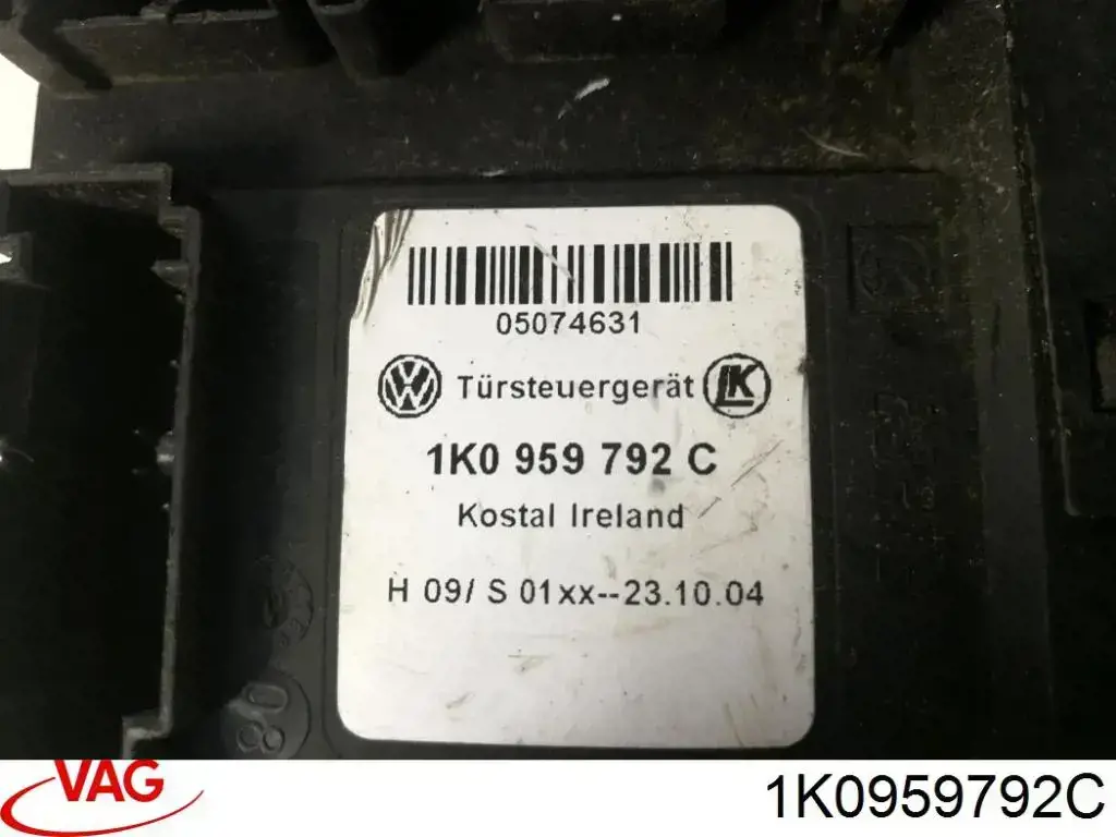 Motor del elevalunas de la puerta delantera derecha 1K0959792C VAG