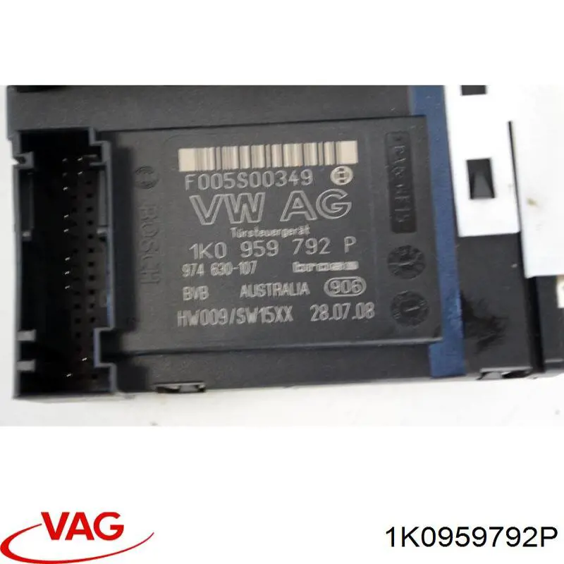 1K0959792P VAG Módulo de confort